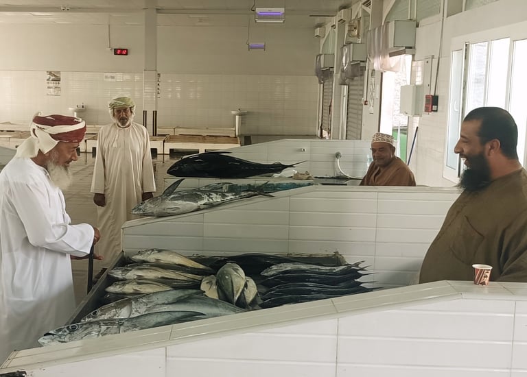 Fischmarkt im Oman