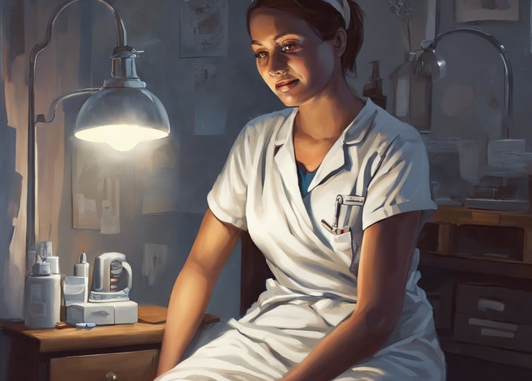 medical professionals working