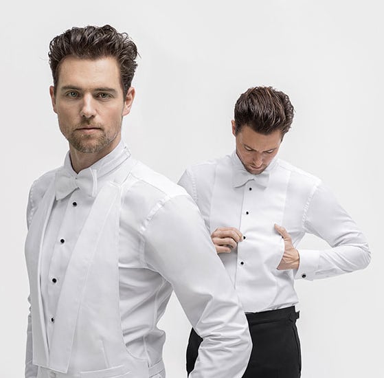 Approche individuelle dans la coupe et les patrons, dans le choix du tissu costumes sur mesure   