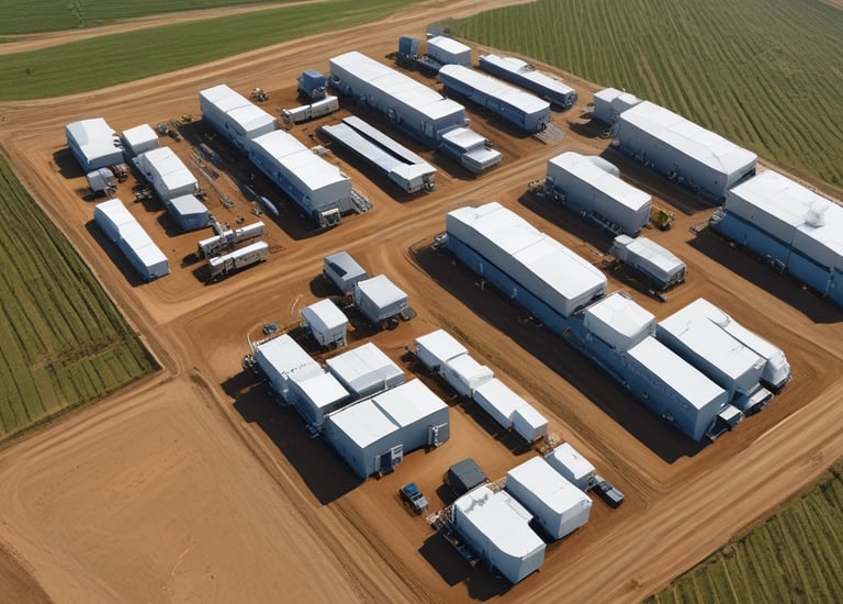 A technician performing maintenance on equipment.