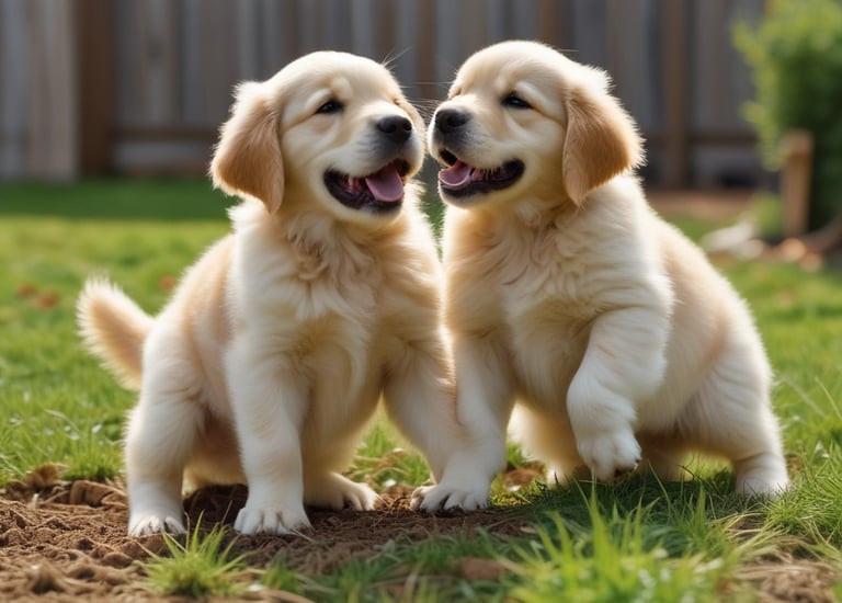 A volunteer feeding dogs at an animal shelter.