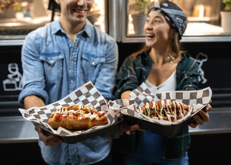 Food truck Las Perverchas montado en fiesta privada en CDMX”