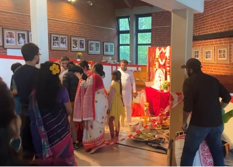 Arpan's 1st Durga Puja celebration in 2023, Hannover