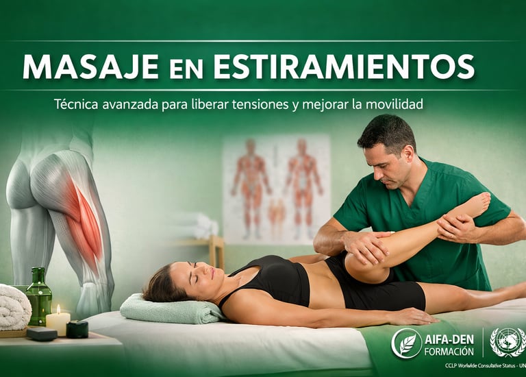 MASAJE EN ESTIRAMIENTOS aifa-den formacion
