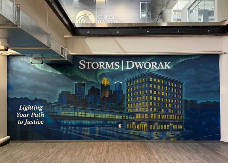 Minnesota Muralist Minneapolis Storms Dworak Murals