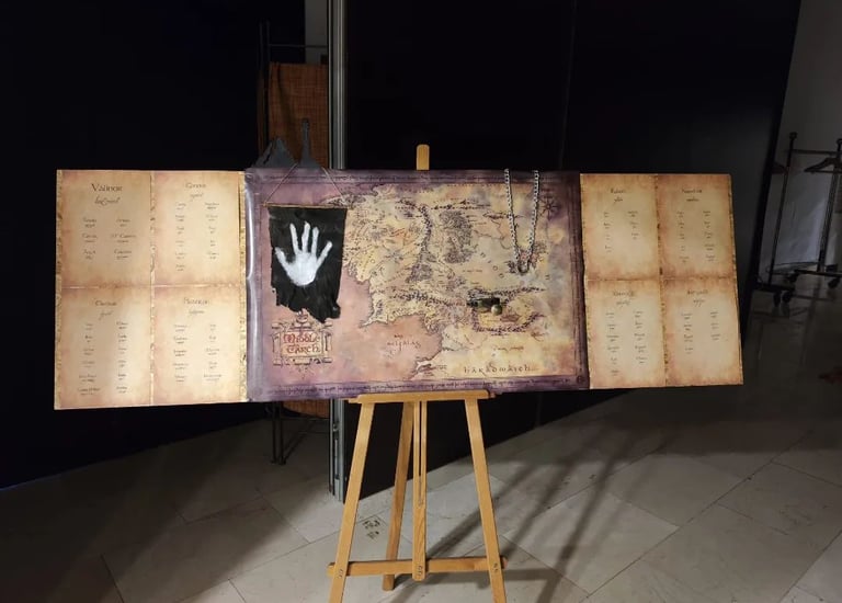 Seating Plan El Señor de los Anillos