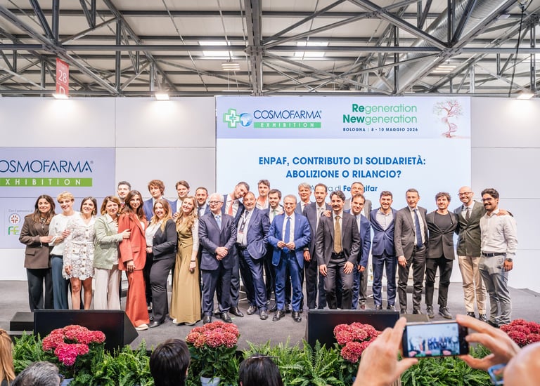reportage fotografico di cosmofarma bologna