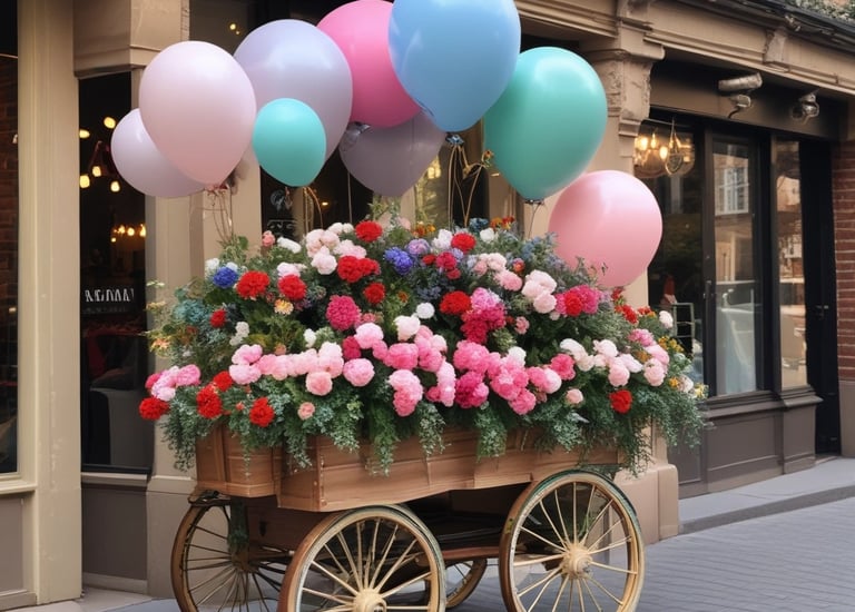A stunning wedding setup with a lavish table arrangement.