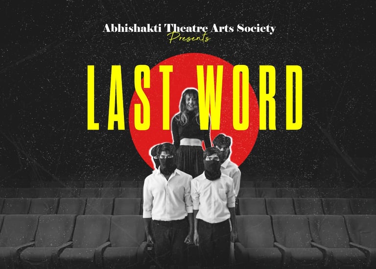 a group of people standing in front of a theater