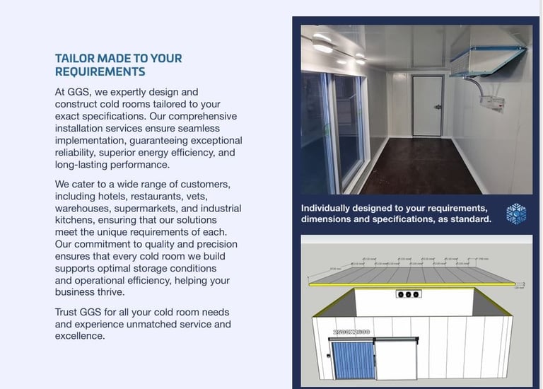 a room with a large white room with a blue door and a white wall