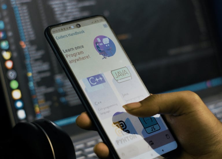 Criação de aplicativo, user interface