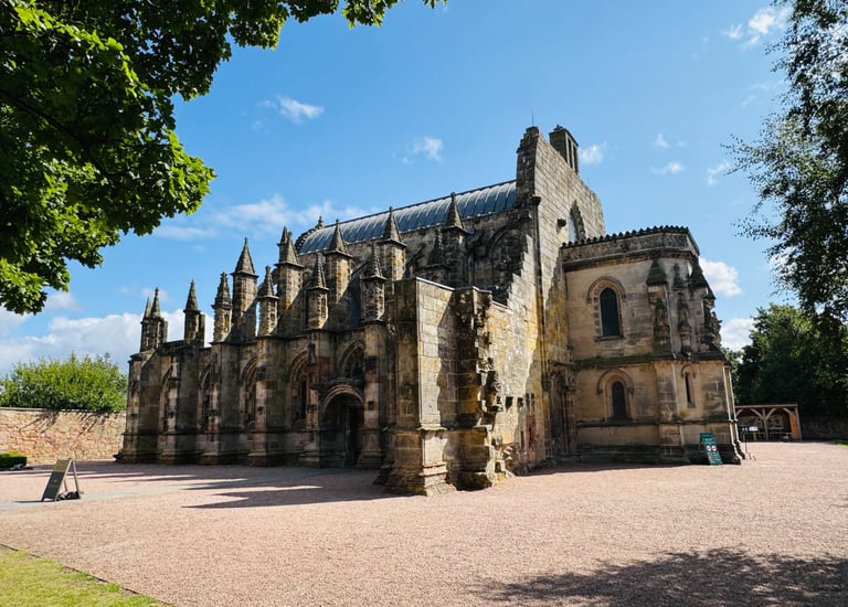 Rosslyn Chapel exterior view