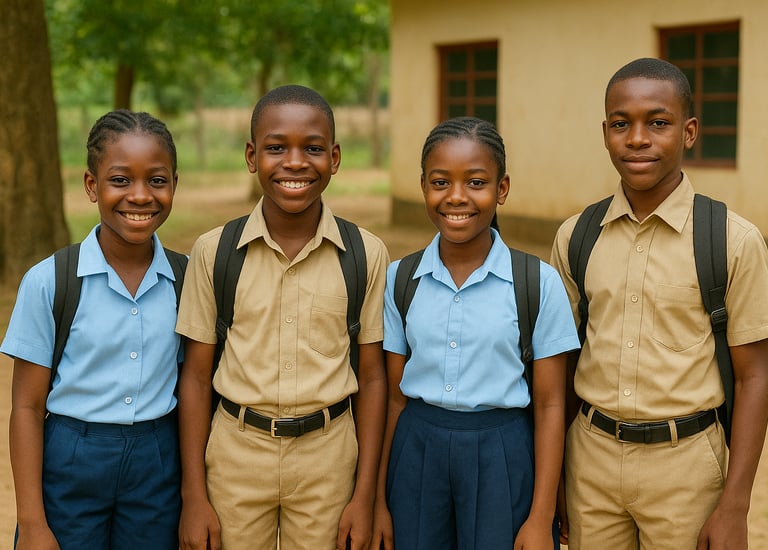 Des élèves accompagnés et brillants.  Tolanda, suivi scolaire