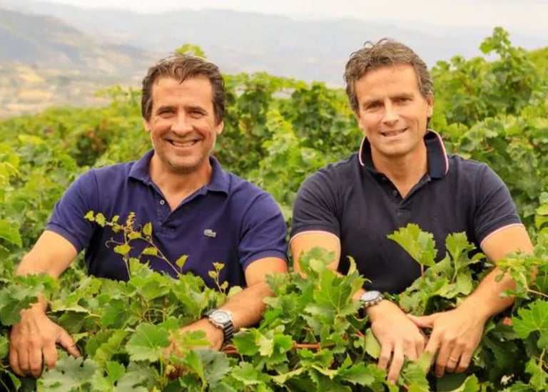 Gunther e Klaus Di Giovanna, vino biologico Sicilia. DOC Contessa Entellina DOC Sambuca di Sicilia