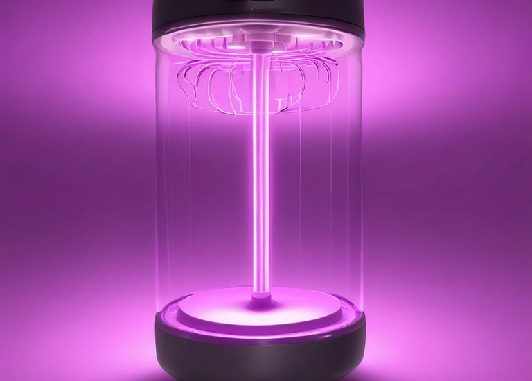 A person is holding a large canister of Lysol Advanced Disinfecting Wipes. The container is prominently blue and white, featuring text that highlights its germ-killing properties and enhanced cleaning power. In the background, there are various bottles and jars that appear to be on a kitchen shelf.