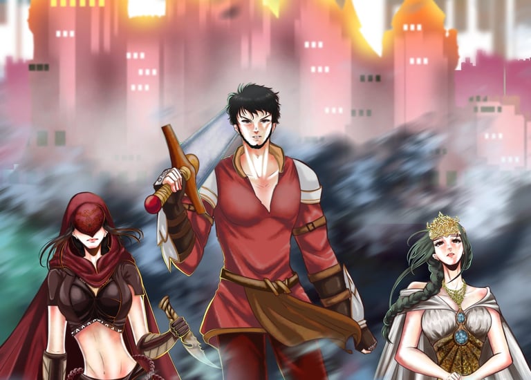 "The Odarian Accounts: Blood and Banner" Cover Art