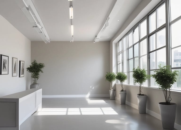 An aged residential building exterior featuring balconies with peeling paint and visible wear. Clothes hang on a line from the bottom balcony. The overall structure appears neglected, adding to an urban decay ambiance.
