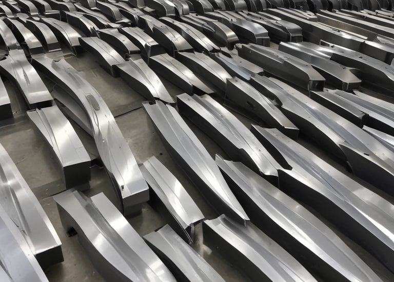A close-up view of a construction crane with a red and white color scheme. The crane's metallic structure is complex, featuring a vertical lift system with multiple levels and doors. The sky in the background is a muted gray, casting the structure in a light that highlights its intricate details and robust framework.