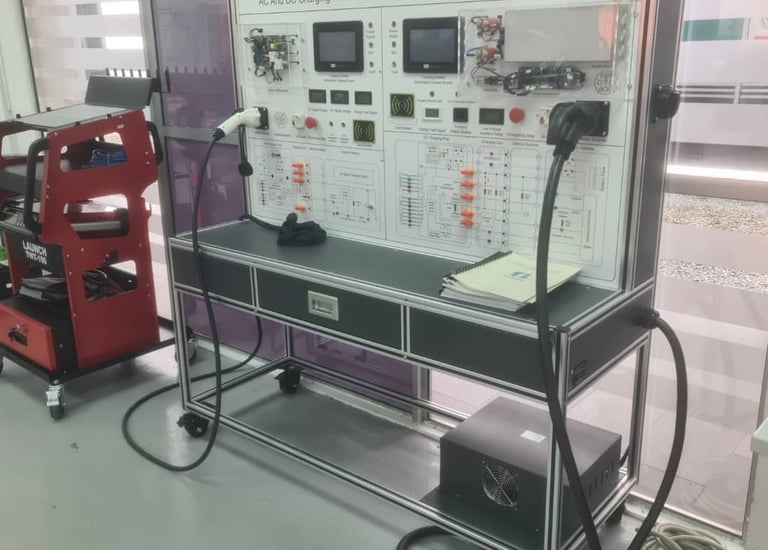 university training equipment in GMI lab