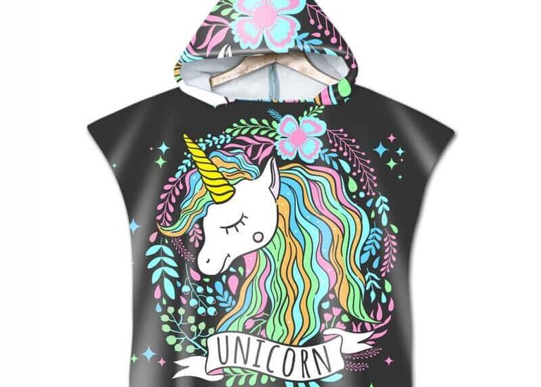 a hoodedie with a unicorn on it