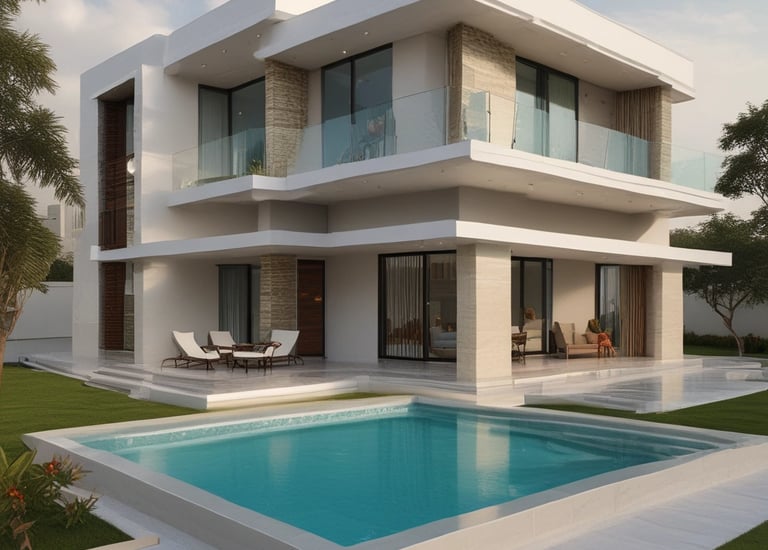 photo of white staircase