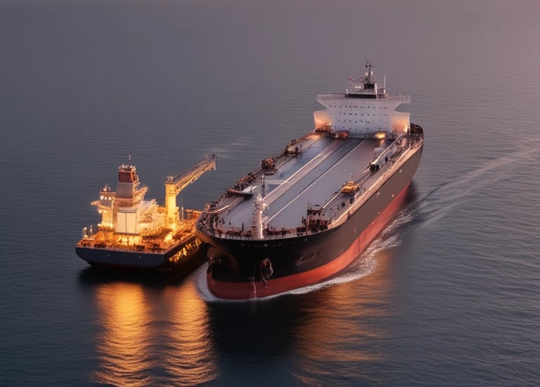 Crew members efficiently managing operations on deck.