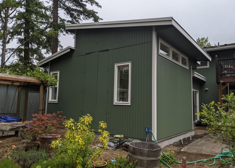 home addition for an art studio