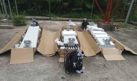 a group of three boxes of boxes with boxes of boxes