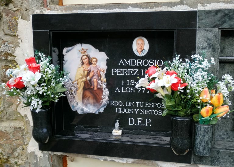 nicho en color de mármoles salces