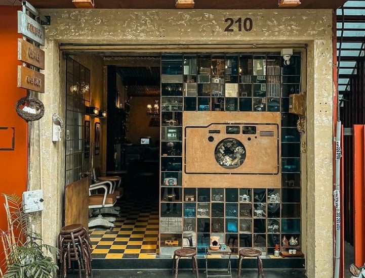 Film camera store in Saigon