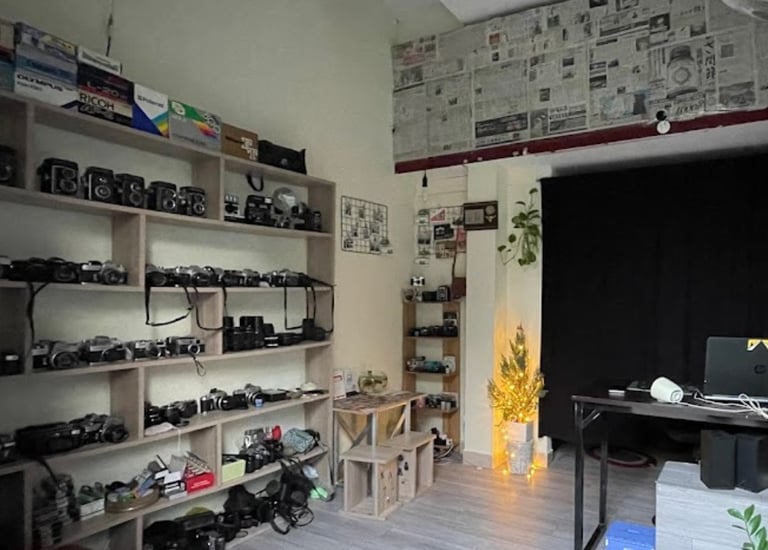 Film camera store in Saigon