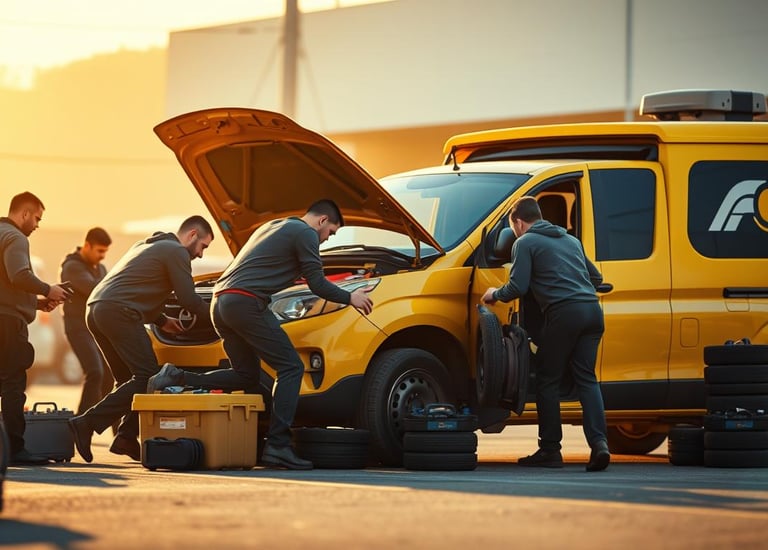 تبديل بطاريات سيارات متنقل بالكويت لجميع الأنواع