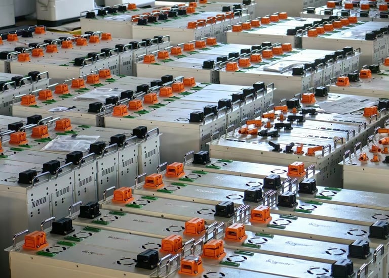 lithium ion phosphate batteries ready to be shipped to cutomers