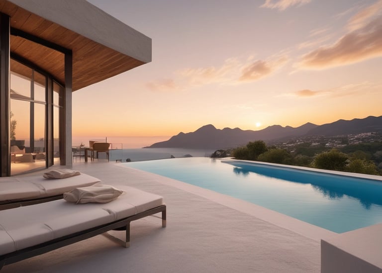 A stunning villa in Goa showcasing luxury living.