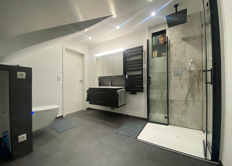 Ludwigshafen junge familie dachgeschoss elektrik bad