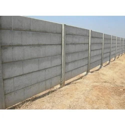 Strong and durable artificial boundary walls for secure property fencing