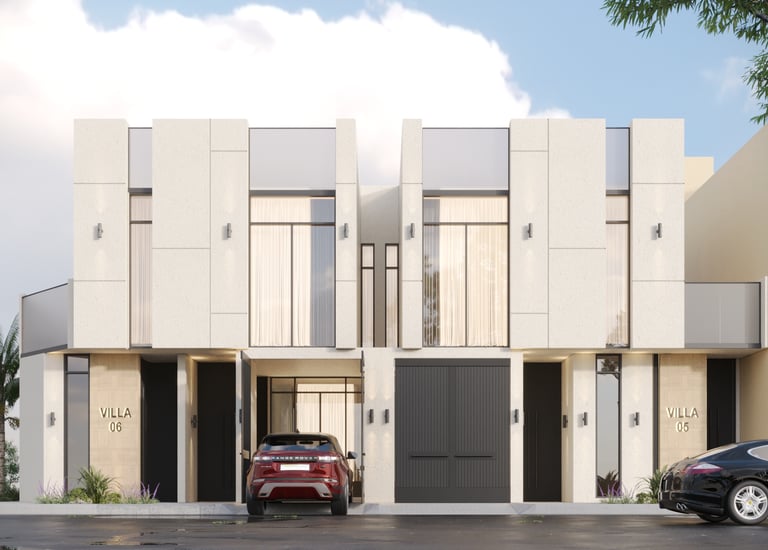 مشروع 51 الفلل السكنية داخل حي المهدية من تصميم وتنفيذ شركة دليل البناء للتطوير العقاري