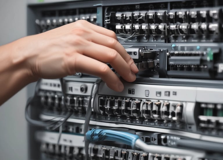 Close-up of a cybersecurity dashboard showing threat detection alerts.