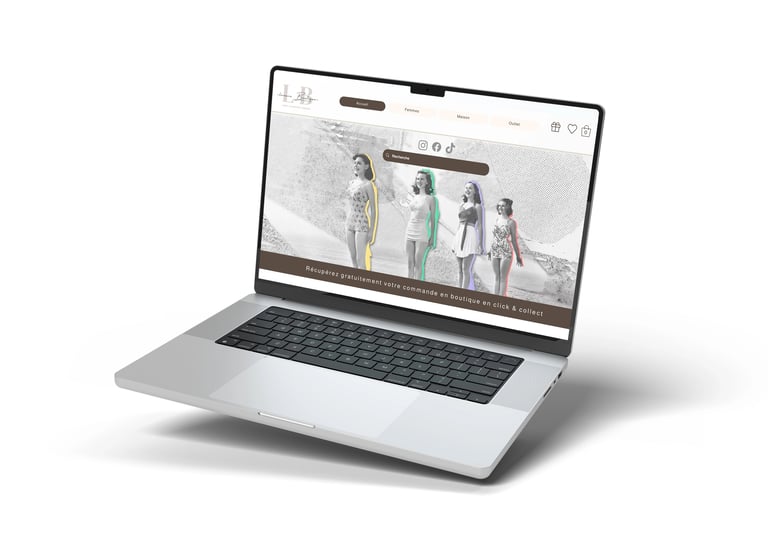 site internet e-commerce Lorance Boutique