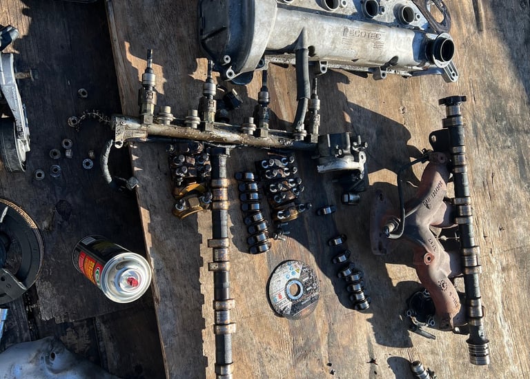 Gocaf Camshaft disassembled