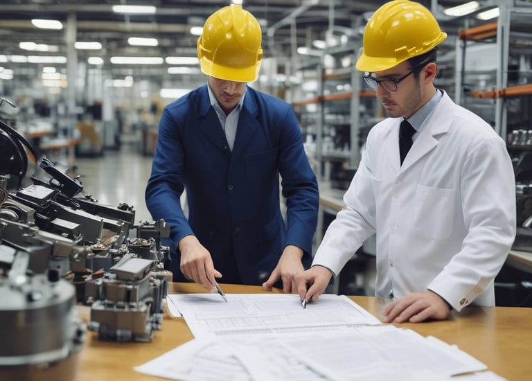 Orange circles connected by blue lines illustrating a five-step timeline.