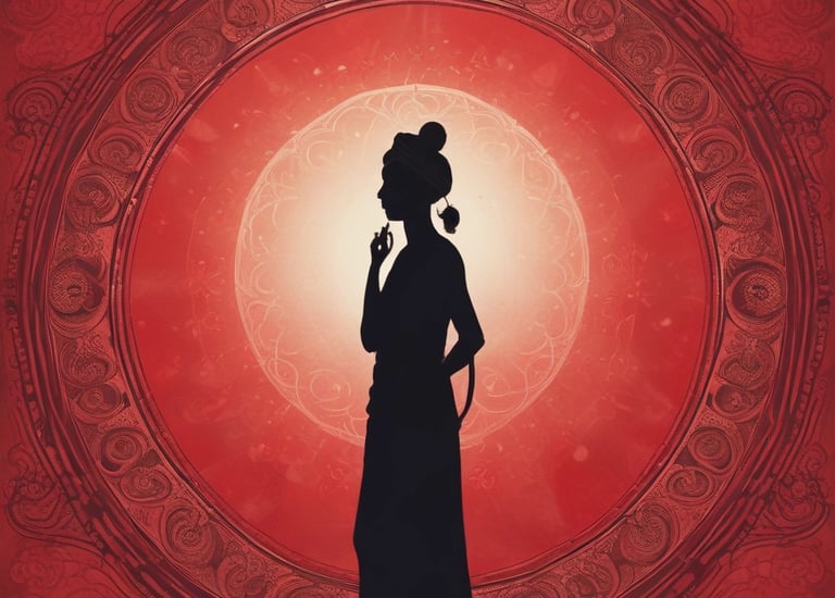 A dramatic scene from the first episode showing the main characters exploring an underground cavern.