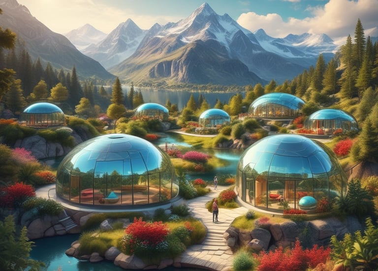 A dramatic scene from the first episode showing the main characters exploring an underground cavern.