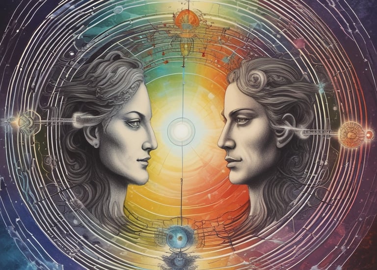 A tense moment between characters in a hidden cavern from episode four.