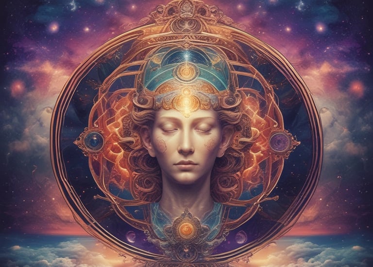 A dramatic scene from the first episode showing the main characters exploring an underground cavern.