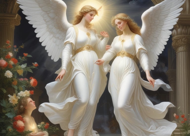 A tense moment between characters in a hidden cavern from episode four.