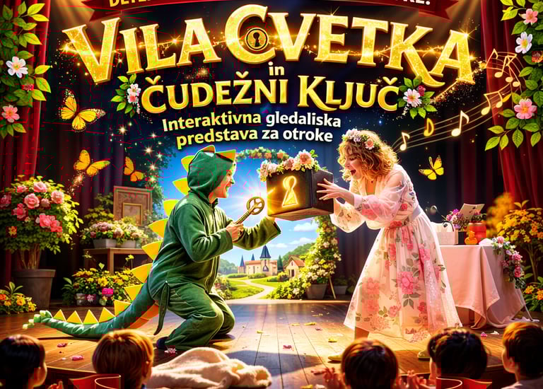 Vila Cvetka in čudežni ključ