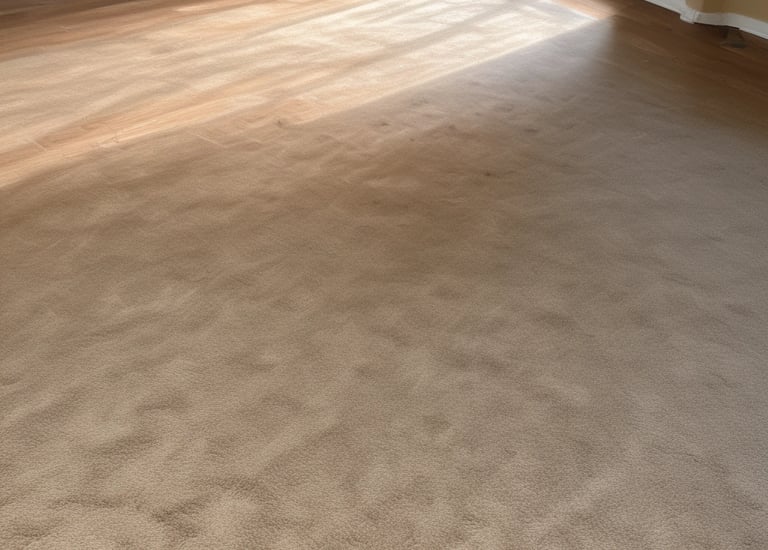 A contractor working on installing hardwood flooring in a home.