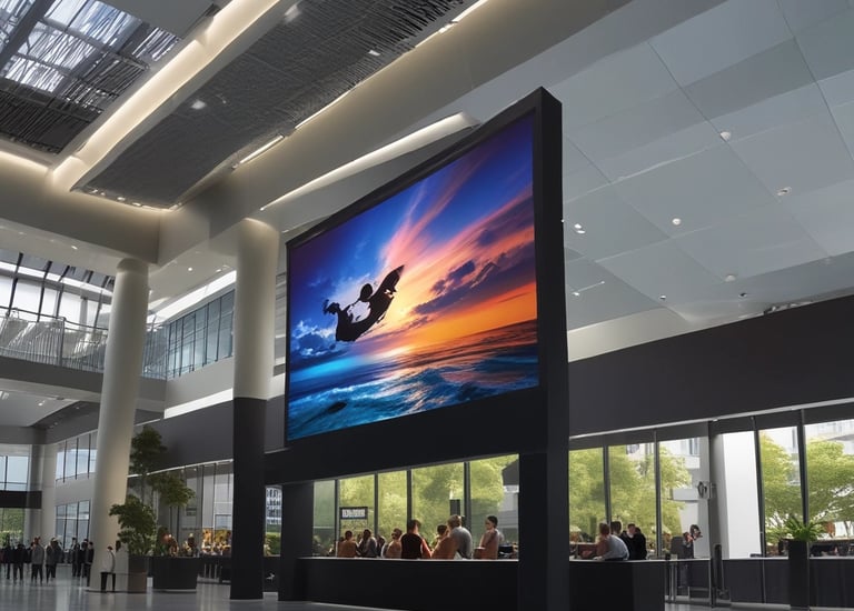 A dim environment with a focus on a digital display emitting a blue light. The surroundings are dark, making the illuminated display the primary visible element.