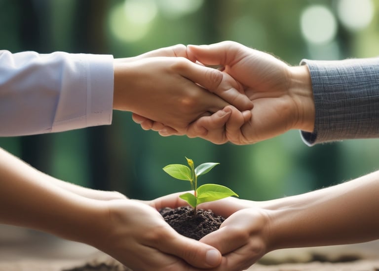 A red truck is driving down a winding road through a lush green forest. The road is wet, indicating recent rain, and is flanked by dense trees on both sides. The truck is labeled 'Goods Carrier' and appears to be traveling smoothly along the road.